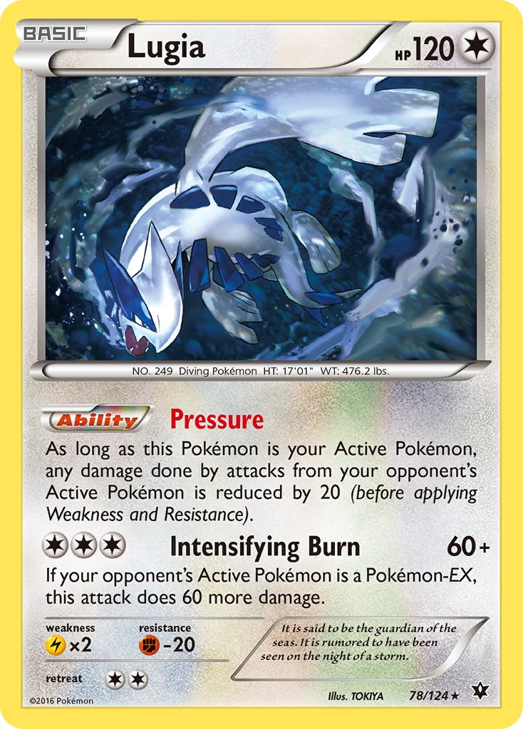 Lugia (78/124) (Theme Deck Exclusive) [XY: Fates Collide] | Card Citadel