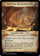 Brass's Tunnel-Grinder // Tecutlan, The Searing Rift [The Lost Caverns of Ixalan] | Card Citadel