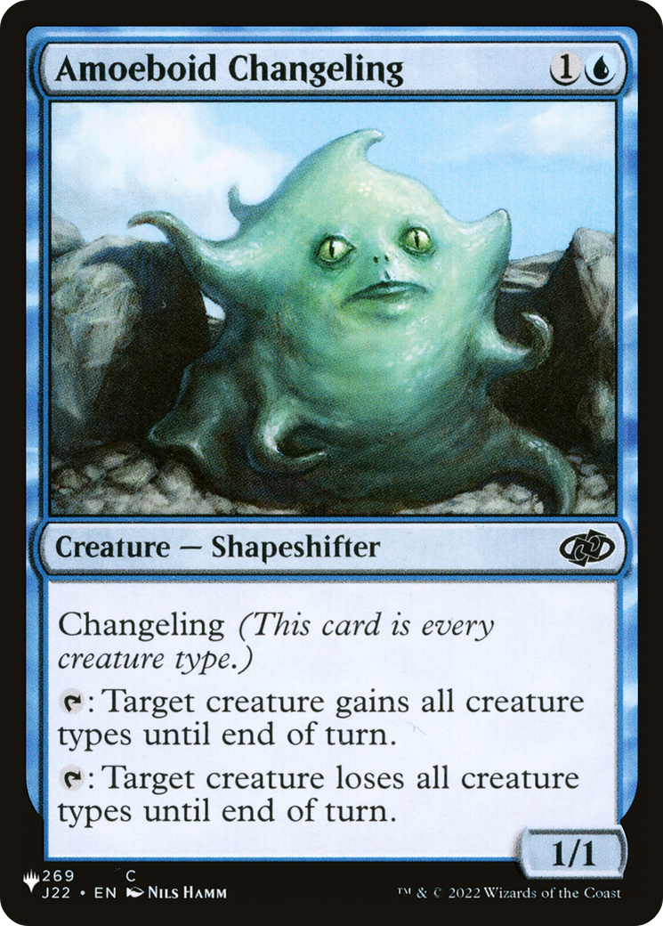 Amoeboid Changeling (J22) [The List Reprints] | Card Citadel