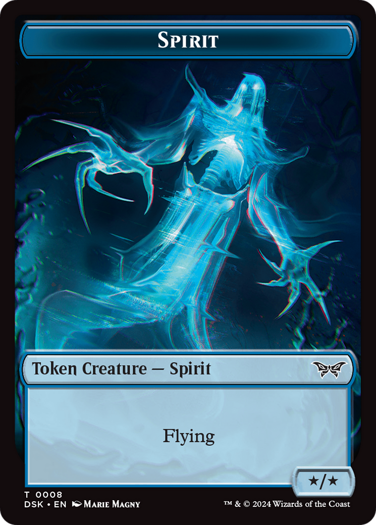 Spirit (0008) Token [Duskmourn: House of Horror Tokens] | Card Citadel