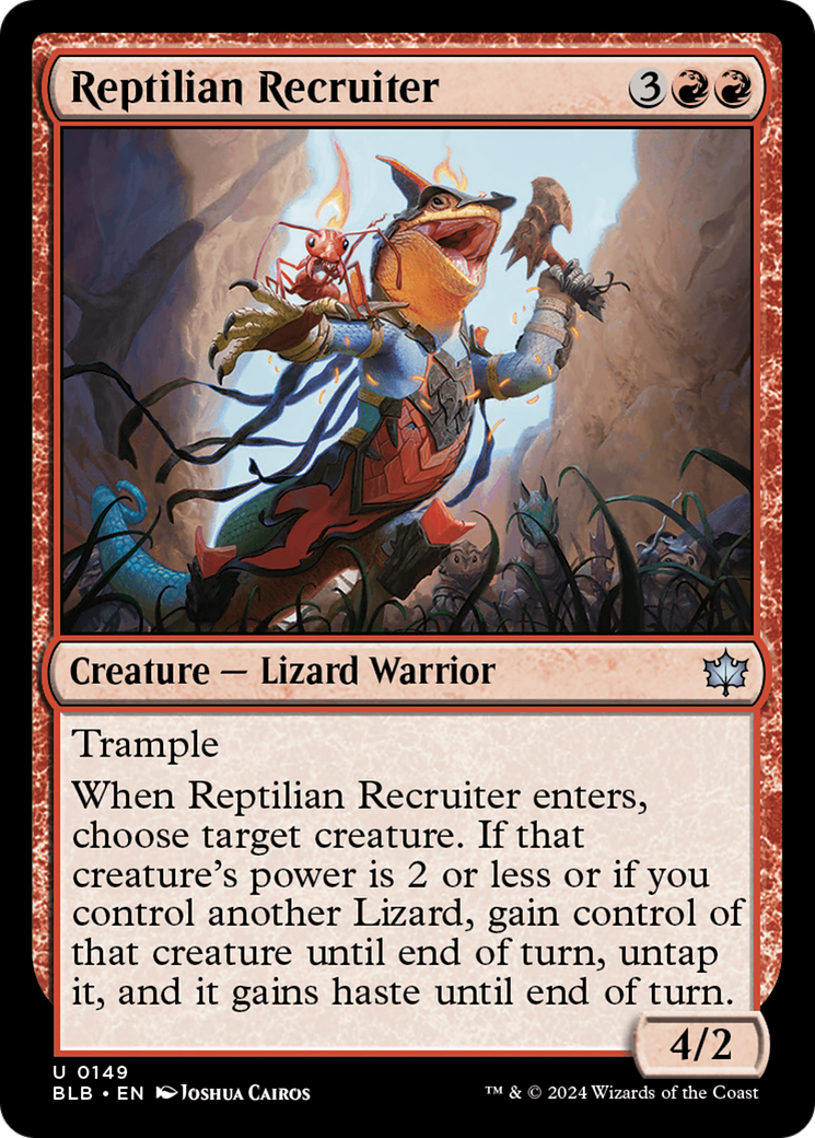 Reptilian Recruiter [Bloomburrow] | Card Citadel