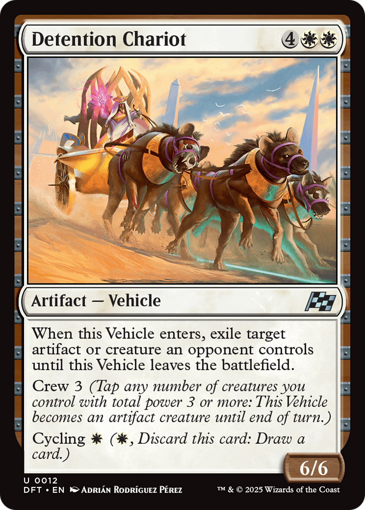 Detention Chariot [Aetherdrift] | Card Citadel