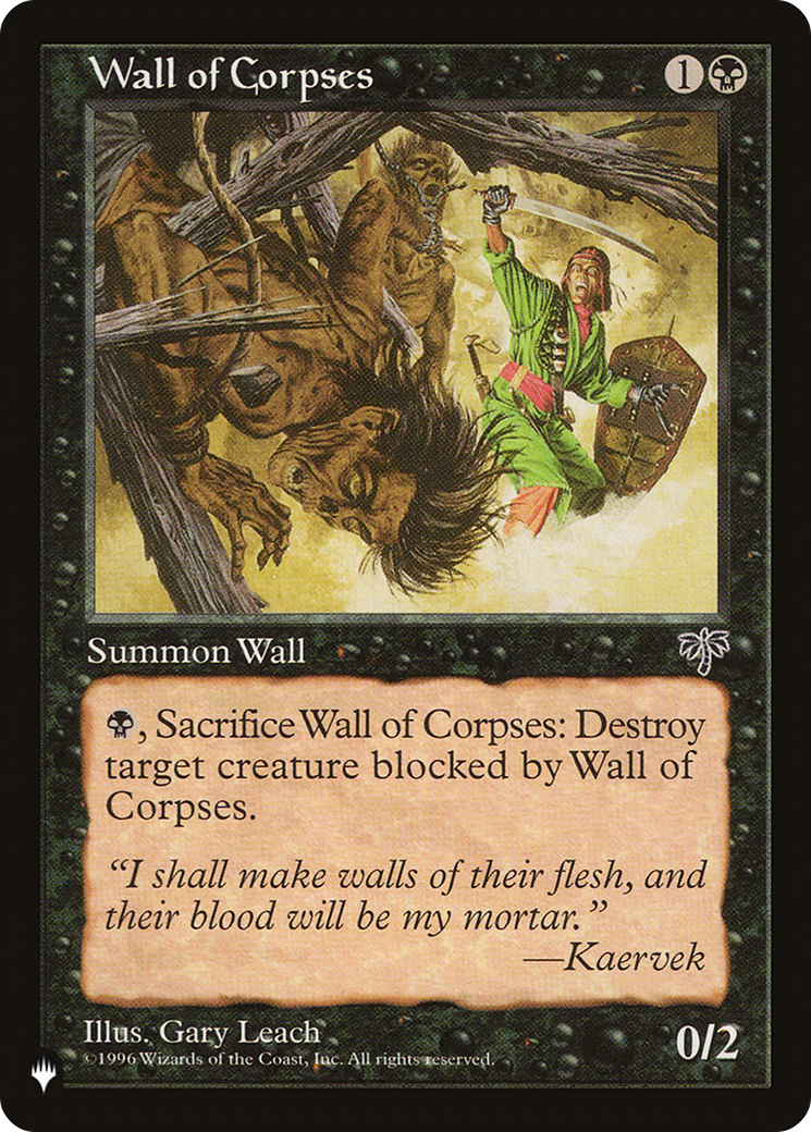 Wall of Corpses [The List Reprints] | Card Citadel