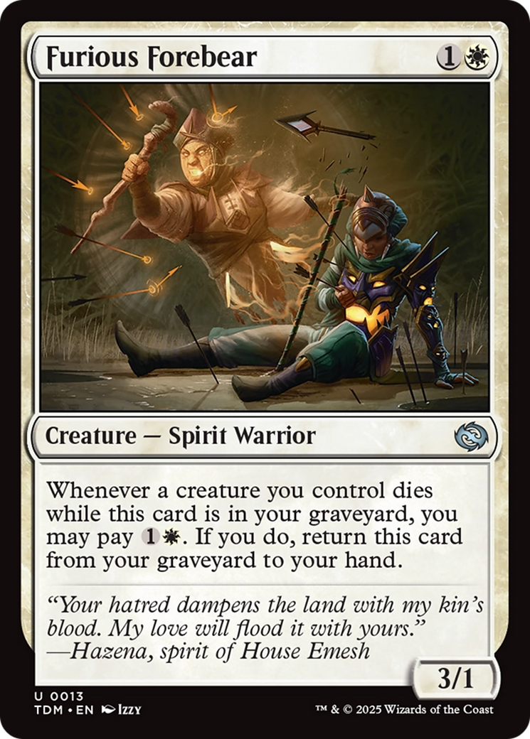 Furious Forebear [Tarkir: Dragonstorm] | Card Citadel