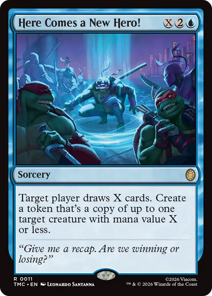 Here Comes a New Hero! [Teenage Mutant Ninja Turtles Commander] | Card Citadel