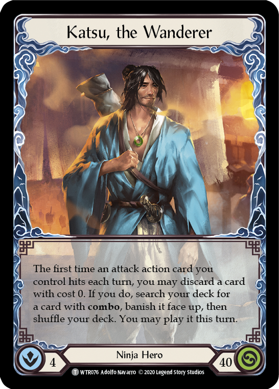 Katsu, the Wanderer [U-WTR076] (Welcome to Rathe Unlimited)  Unlimited Normal | Card Citadel