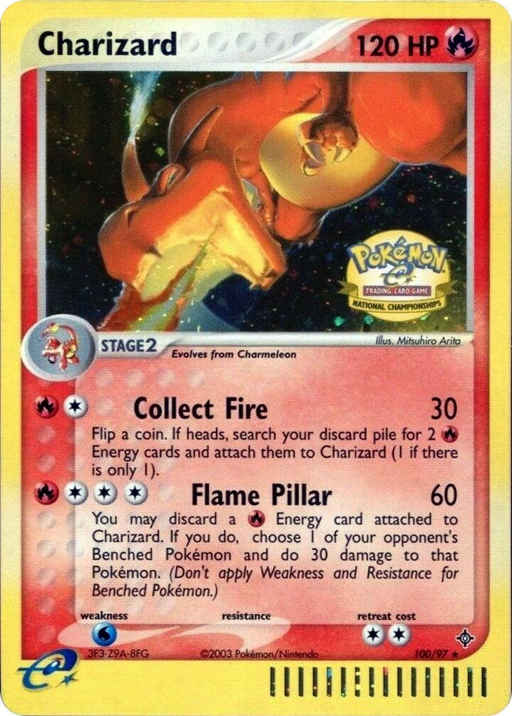 Charizard (100/097) (National Championships) [League & Championship Cards] | Card Citadel