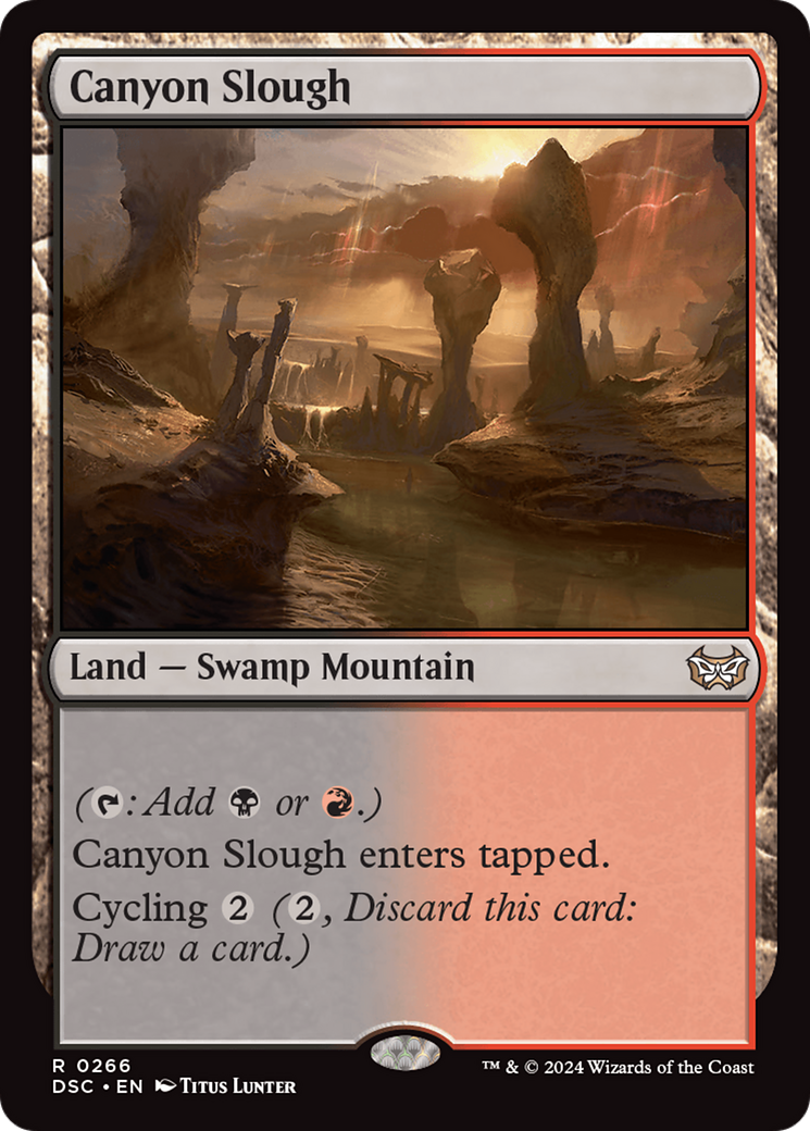 Canyon Slough [Duskmourn: House of Horror Commander] | Card Citadel