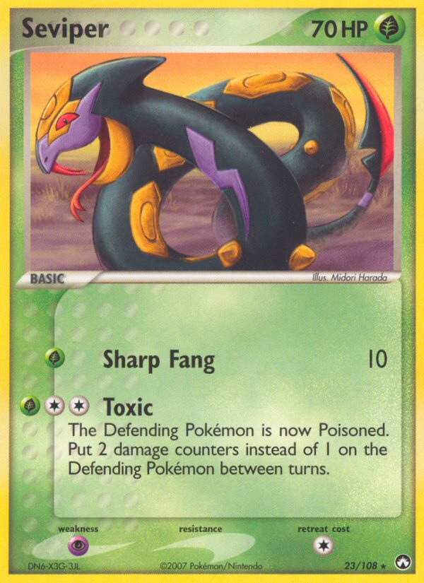 Seviper (23/108) [EX: Power Keepers] | Card Citadel