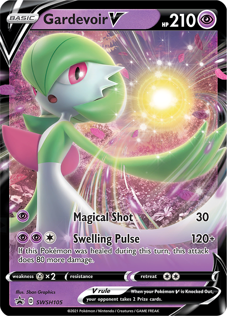 Gardevoir V (SWSH105) [Sword & Shield: Black Star Promos] | Card Citadel