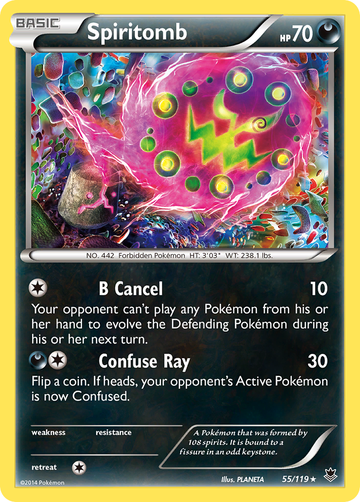 Spiritomb (55/119) [XY: Phantom Forces] | Card Citadel