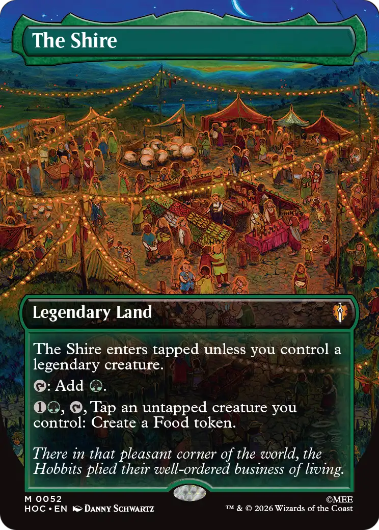 The Shire (Borderless) [The Hobbit: Eternal-Legal] | Card Citadel