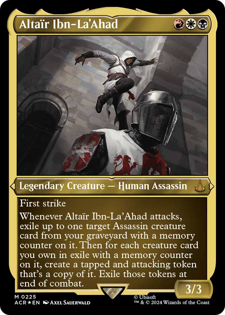 Altair Ibn-La'Ahad (Foil Etched) [Assassin's Creed] | Card Citadel