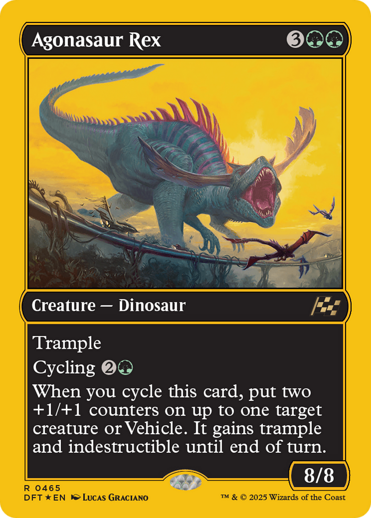 Agonasaur Rex (First-Place Foil) [Aetherdrift] | Card Citadel