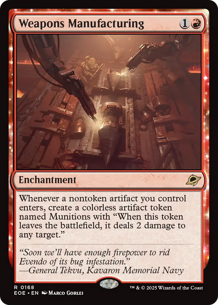 Weapons Manufacturing [Edge of Eternities] | Card Citadel