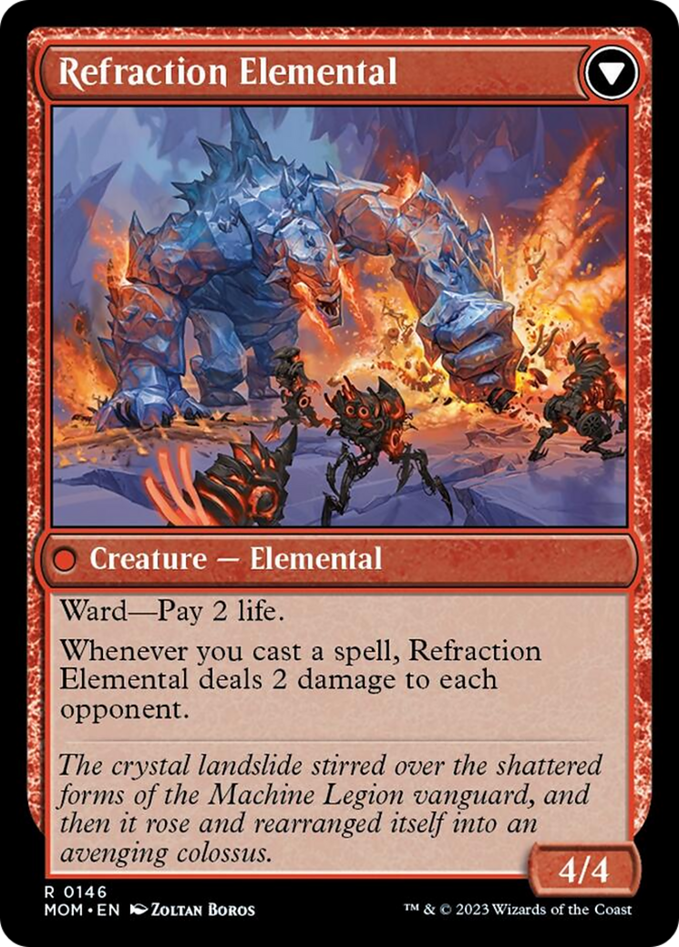 Invasion of Karsus // Refraction Elemental [March of the Machine] | Card Citadel