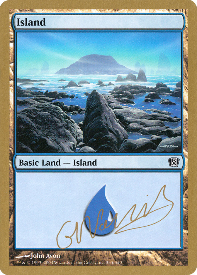 Island (gn335) (Gabriel Nassif) [World Championship Decks 2004] | Card Citadel