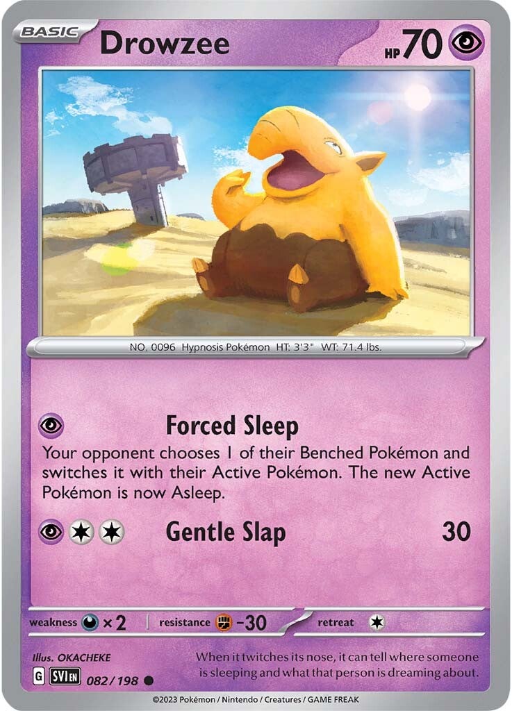 Drowzee (082/198) [Scarlet & Violet: Base Set] | Card Citadel