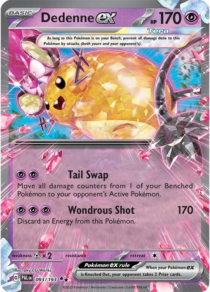 Dedenne ex (093/193) [Scarlet & Violet: Paldea Evolved] | Card Citadel