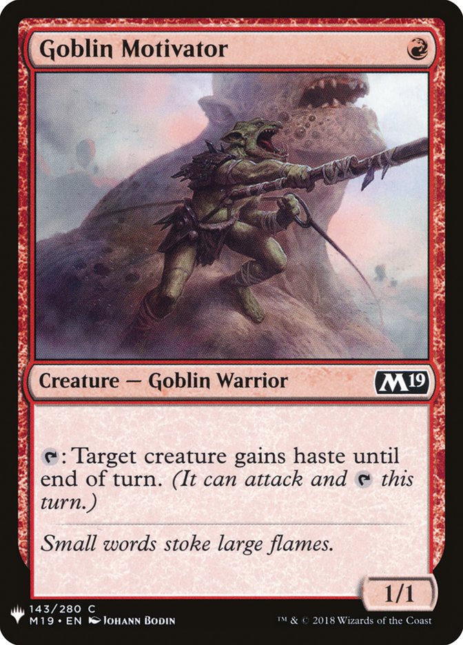 Goblin Motivator [Mystery Booster] | Card Citadel