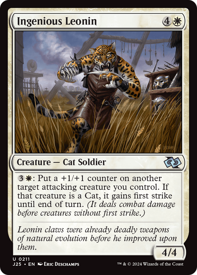 Ingenious Leonin [Foundations Jumpstart] | Card Citadel