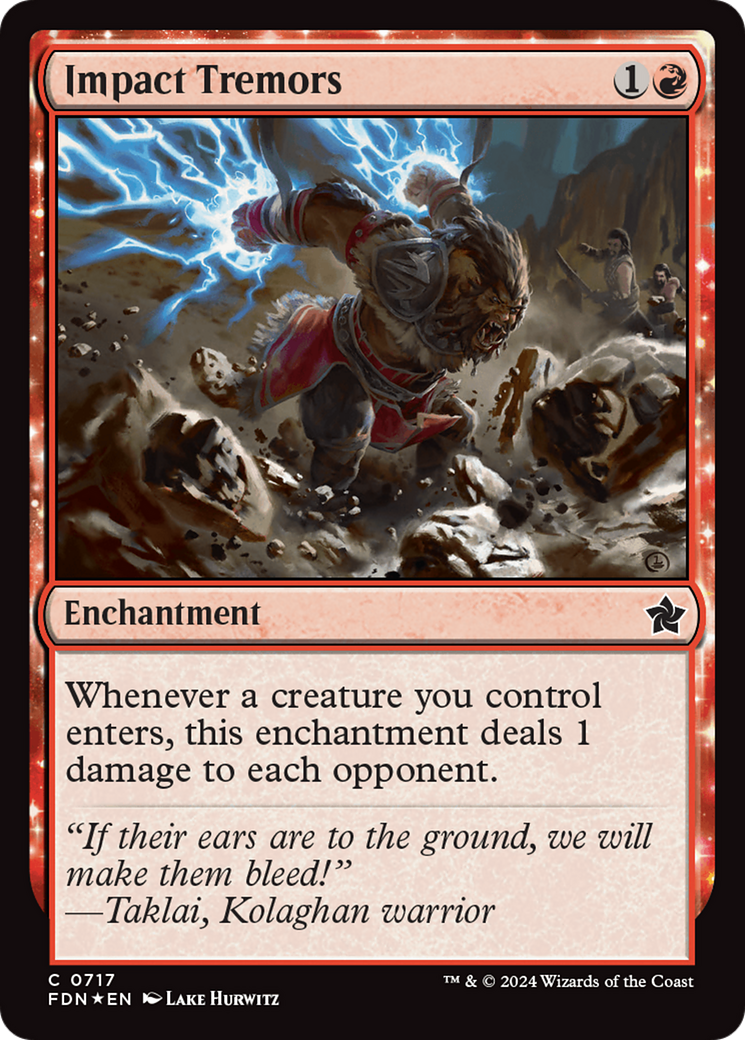 Impact Tremors [Foundations] | Card Citadel