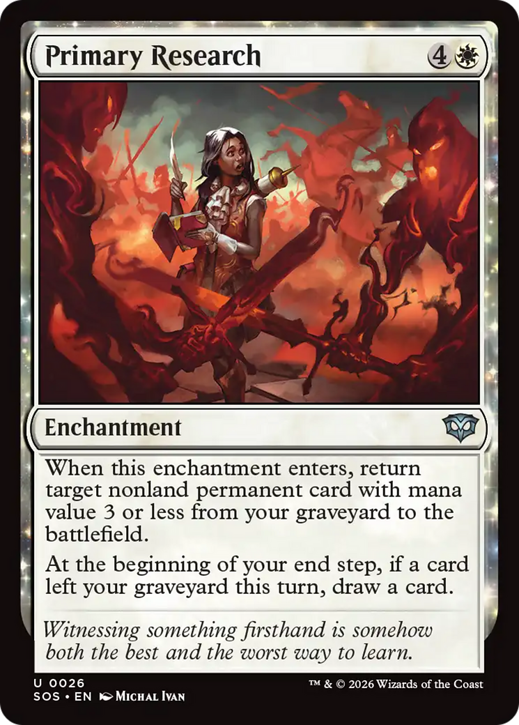 Primary Research [Secrets of Strixhaven] | Card Citadel