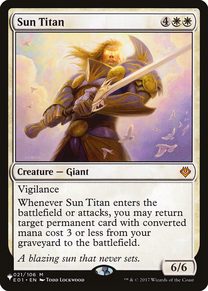 Sun Titan [The List] | Card Citadel