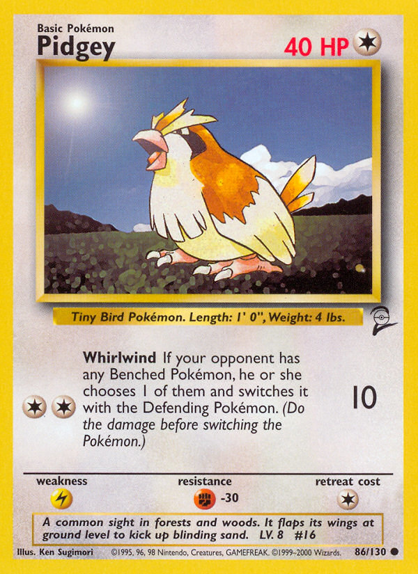 Pidgey (86/130) [Base Set 2] | Card Citadel