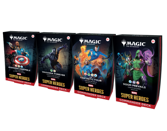 Marvel Complete Commander Deck of 4 (Check Out Via Bank Deposit only) | Card Citadel