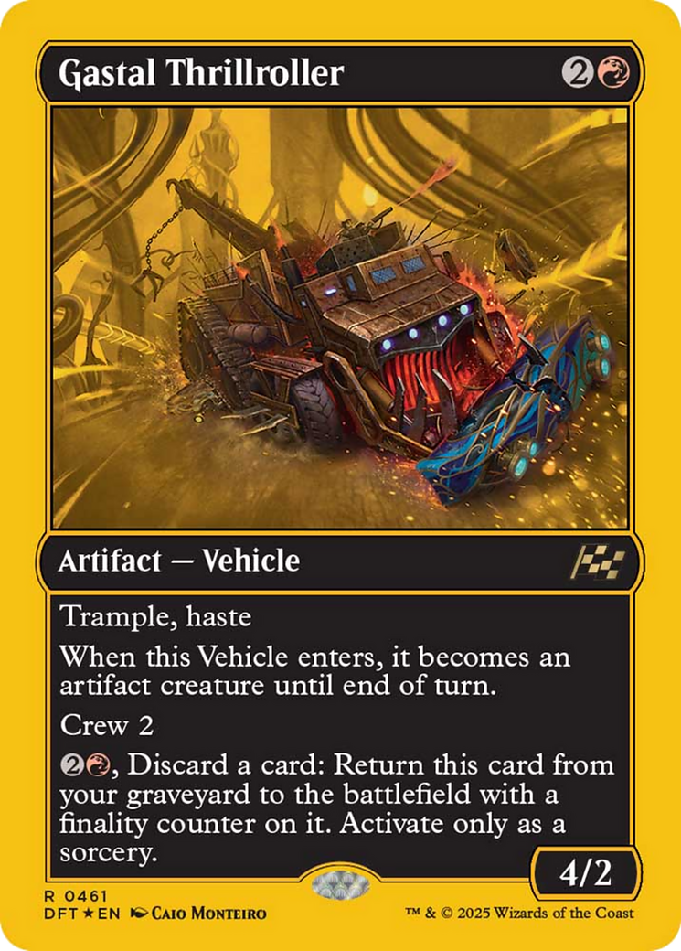 Gastal Thrillroller (First-Place Foil) [Aetherdrift] | Card Citadel