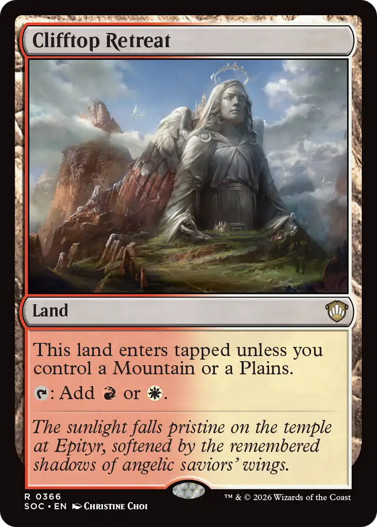 Clifftop Retreat [Secrets of Strixhaven Commander] | Card Citadel