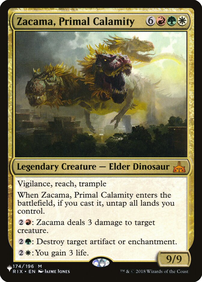 Zacama, Primal Calamity [The List] | Card Citadel