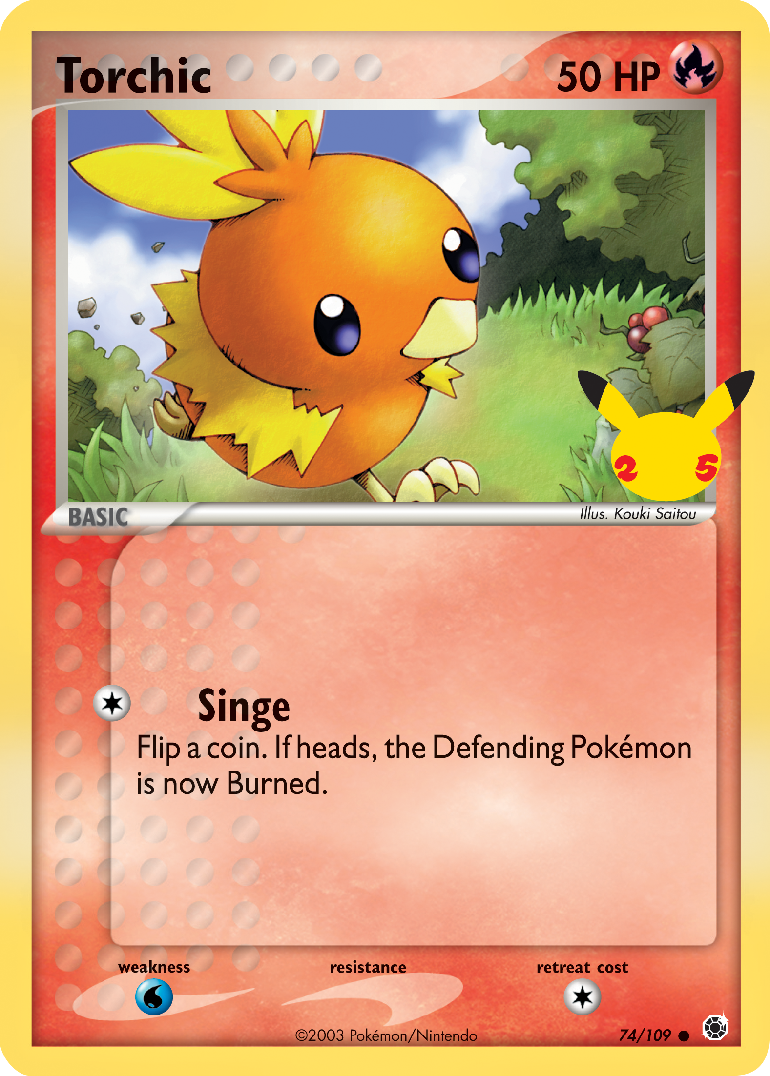 Torchic (74/109) (Jumbo Card) [First Partner Pack] | Card Citadel