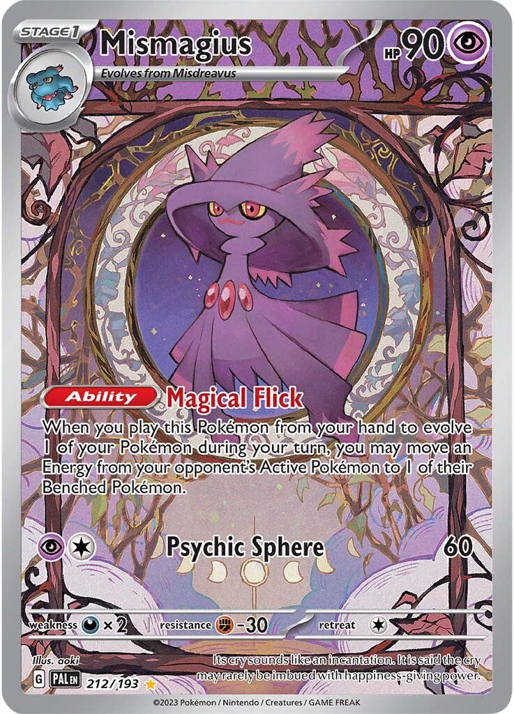 Mismagius (212/193) [Scarlet & Violet: Paldea Evolved] | Card Citadel