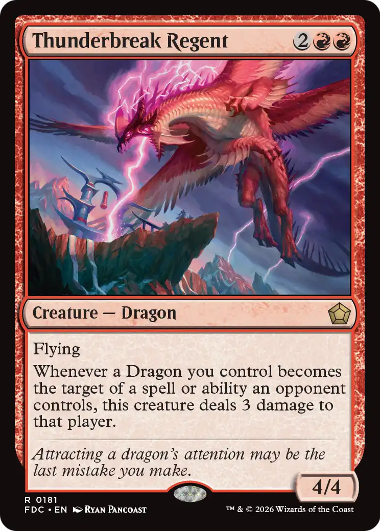 Thunderbreak Regent [Foundations Commander] | Card Citadel