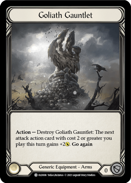 Goliath Gauntlet [OLD006] (Tales of Aria Oldhim Blitz Deck)  1st Edition Normal | Card Citadel