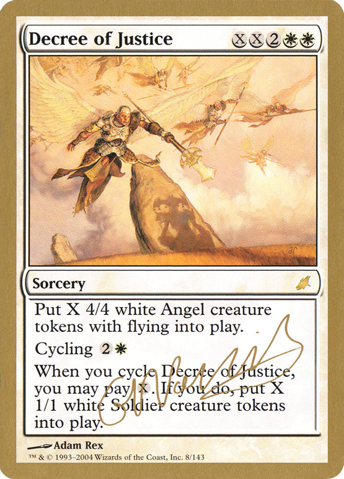 Decree of Justice (Gabriel Nassif) [World Championship Decks 2004] | Card Citadel