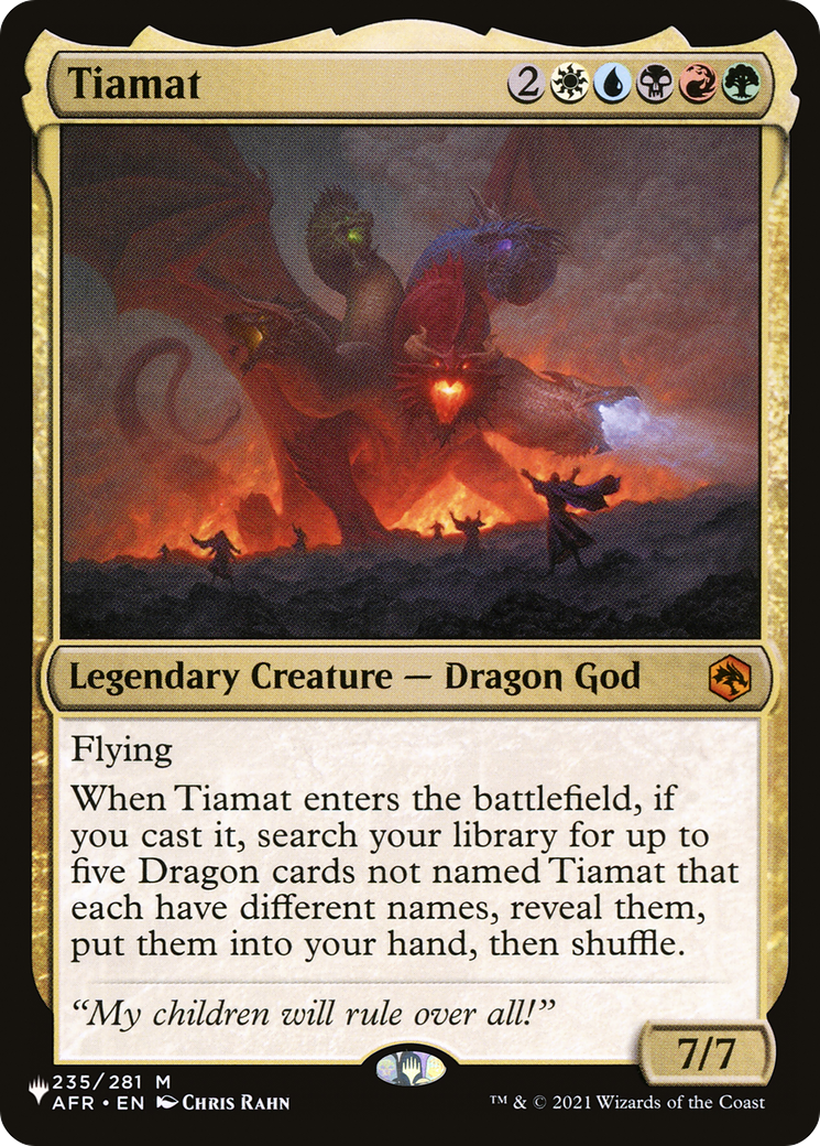 Tiamat [The List] | Card Citadel