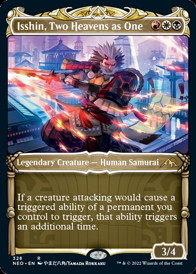 Isshin, Two Heavens as One (Showcase Samurai) [Kamigawa: Neon Dynasty] | Card Citadel