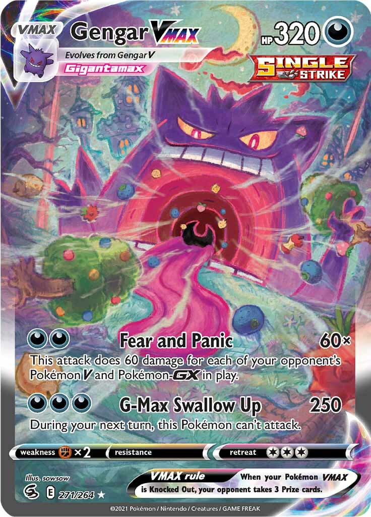 Gengar VMAX (271/264) [Sword & Shield: Fusion Strike] | Card Citadel