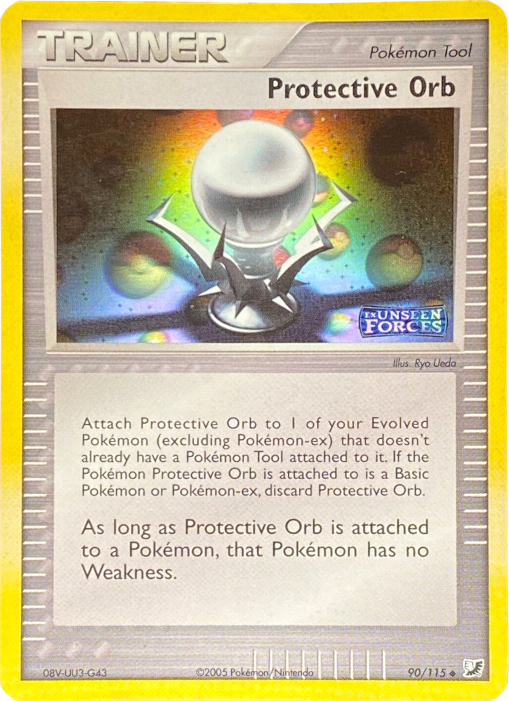 Protective Orb (90/115) (Stamped) [EX: Unseen Forces] | Card Citadel