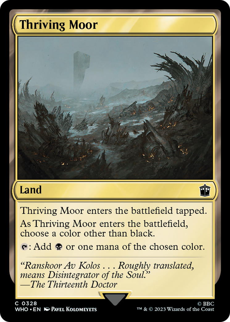 Thriving Moor [Doctor Who] | Card Citadel