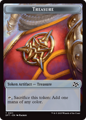 Nalaar Aetherjet // Treasure Double-Sided Token [Aetherdrift Tokens] | Card Citadel