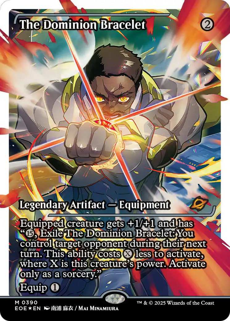 The Dominion Bracelet (Showcase) (Fracture Foil) [Edge of Eternities] | Card Citadel