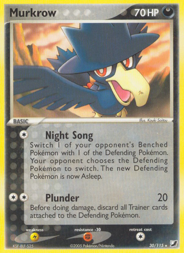Murkrow (30/115) [EX: Unseen Forces] | Card Citadel