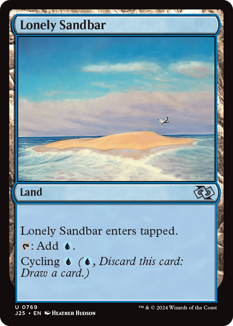 Lonely Sandbar [Foundations Jumpstart] | Card Citadel