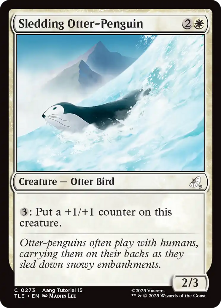 Sledding Otter-Penguin (0273) [Avatar: The Last Airbender: Eternal-Legal] | Card Citadel