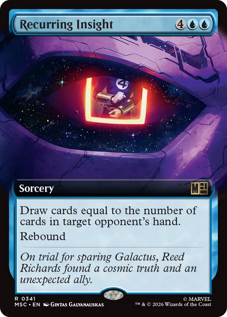 Recurring Insight (Extended Art) [Marvel Super Heroes Commander] | Card Citadel