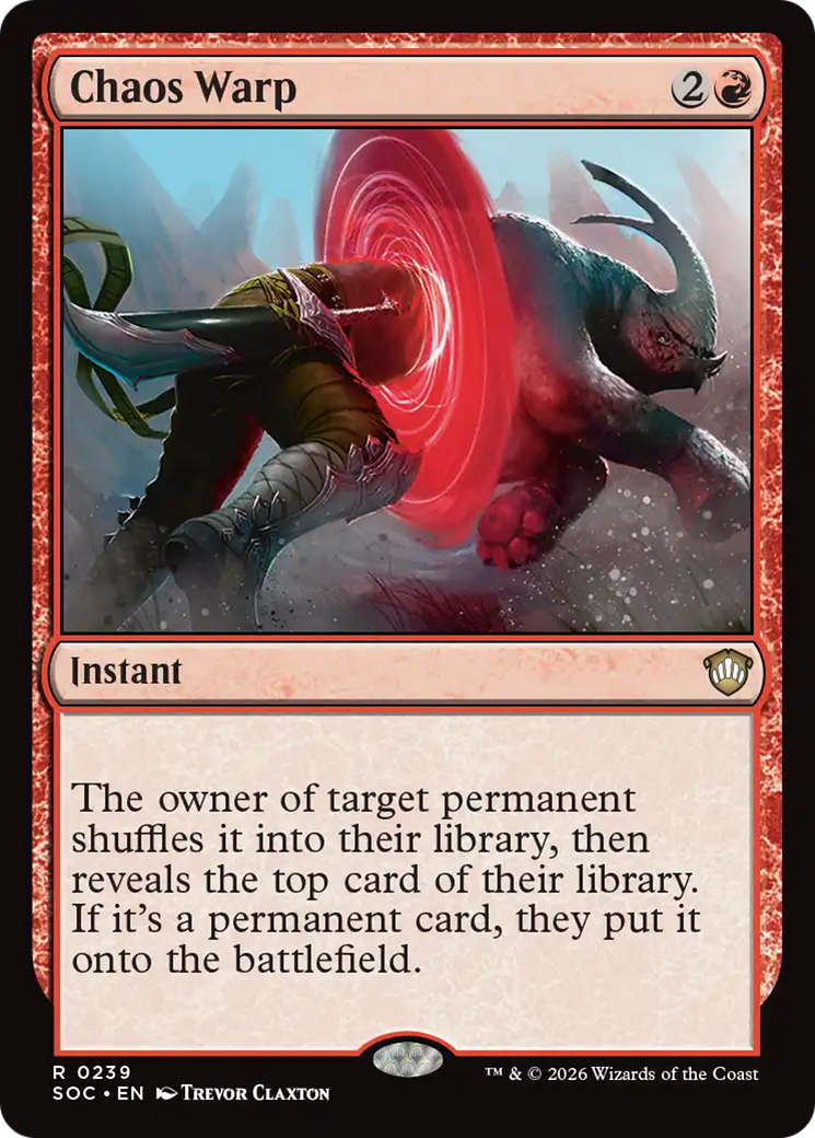 Chaos Warp [Secrets of Strixhaven Commander] | Card Citadel